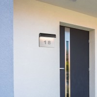 LED outdoor wall light "Nombus"