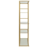 J-Line rek - ijzer/glas - goud