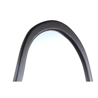 Barragh Brown Solid Wood Organic Mirror Oval