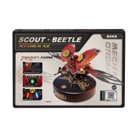 3D DIY Plastic Construction Kit Scout Beetle/Beetle, Robotime, MI02, 10x19.5x9.5cm