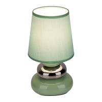 Keramik Tischleuchte "STONEY" mint - Klassik - Tischleuchte - - mint - E14 - keine Angabe