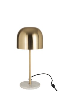 J-Line table lamp Queen - metal/marble - gold