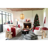 J-Line bijzettafels Rond + Rand - hout - naturel