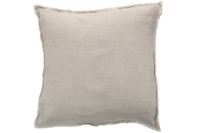 J-Line cushion Stonewashed - linen - light gray