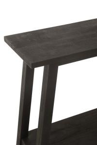 J-Line Console Square Mango Wood Black