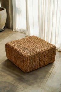 The Hyacinth Pouffe Square - Natural - M