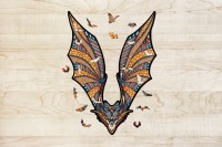 Eco Wood Art Wooden Jigsaw Puzzle Bat/Bat, Size M, 2307, 39x28x0.5cm