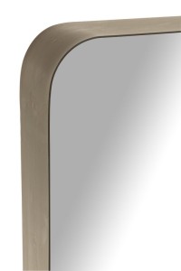 J -Line Spiegel Markus - Metal/Glass - Black - Large - 180 x 80 cm
