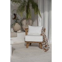 De Malawi Eenzitsbank - Natuurlijk Wit