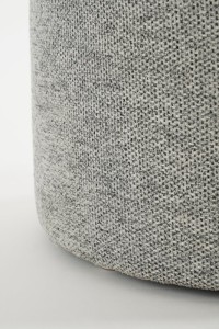 Storage ottoman - H45 x Ø40 cm - Gray