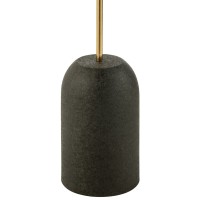 J-Line Bijzettafel Schijf Metaal Zwart/Goud