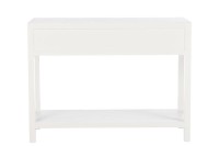J-Line console + 2 baskets - wood - white