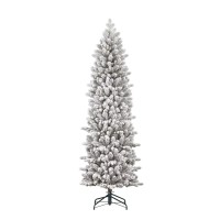 Harma Smalle Kunstkerstboom - H230 x Ø69 cm - Groen Frosted