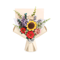 Robotime, DIY Houten Bloemenboeket/Flower Bouquet, TW01H,