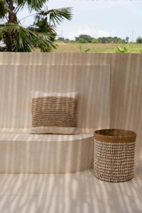 The Pandan Basket #1 - Natural White