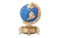 Eco Wood Art 3D Mechanical Puzzle Globe Blue, 396, 32x32x50.5cm