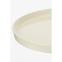 Duco Bijzettafel - H54 x Ø25 cm - Gerecycled Aluminium - Off-white