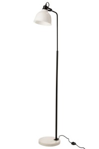 J-Line floor lamp Magali - metal/glass - white