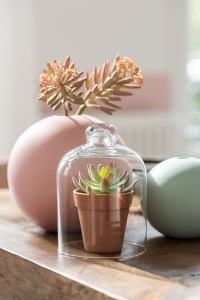 J-Line vase Sphere - ceramic - pink - medium - 18.00 cm high