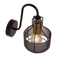 1er Wandleuchte Spot "FORO" aus Metall in Schwarz, mit E27-Fassung, ca. 22 x 13,5 x 23 cm. Stilvolle Beleuchtung für Wohnzimmer, Esszimmer oder Küche.