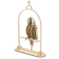 Robotime 3D Houten Puzzel Parrot, TG253, 13x5,5x18cm