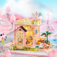 DIY House Holiday Party Time, Robotime, DG153, 18x13.6x17.5cm