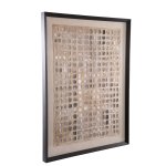 Carmell Cream Framed Wall Panel PS Board Rectangle