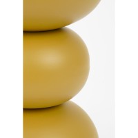 Luna Bijzettafel - H46 x Ø32 cm - IJzer - Okergeel