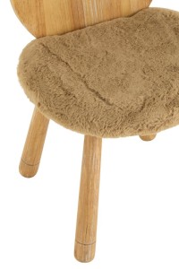 J-Line chair Child Bear - wood - natural