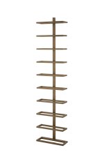 Icon Brass Iron Wall Wine Rack Vertical Layers
