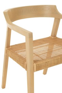 J-Line chair Square Open Sungkai - wood - natural