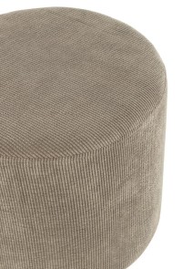 J-Line Pouf Corduroy Gray