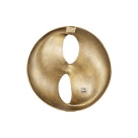 Deuie Brass Casted Alu Wall Panel Rounded Small