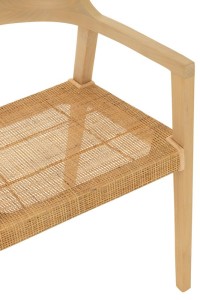 J-Line chair Square Open Sungkai - wood - natural