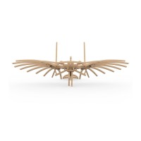 Ilo Build 3D Houten Modelbouw Lilienthal's Glider, NUI-107, 22x18x15cm