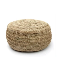 The Seagrass Pouffe - Natural - M