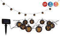 Solar ball chain including flame effect "Fogo"