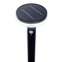 LED Solar-Stehleuchte "NORA" mit Erdspieß , für Außen, Erdspieß aus Metall und Kunststoff in Schwarz, mit integrierter LED