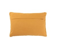 J-Line cushion Maze - viscose - ocher