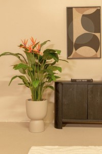 Strelitzia Artificial plant 120cm with flower