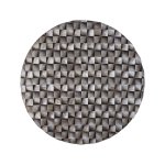 Zoaya Bronze Mdf Wood Wall Panel 3D Cubes Round S