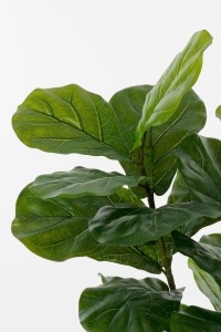 Ficus Lyrata artificial plant in pot - H150 x Ø50 cm - Green