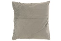 J-Line cushion Paillet - velvet - gray/pink