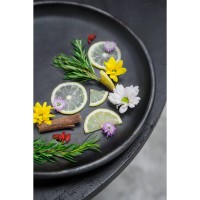 The Burned Classic Plate - Zwart - L.