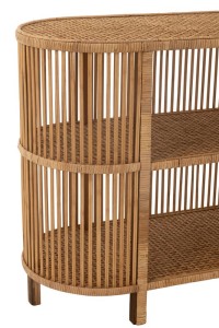 J-Line Table Exo Bamboo/Rattan Natural