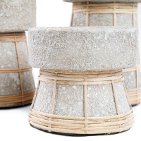 The Serene Candle Holder - Concrete Natural - L