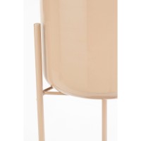 Colyn Bloempot op Standaard - H60 x Ø19 cm - IJzer - Lichtroze
