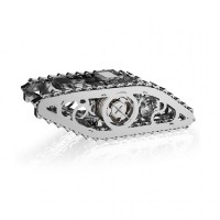 3D Metal Construction Kit, Marvel Tank, Time for Machine, T4M380122, 14.1x6.3x4.8cm