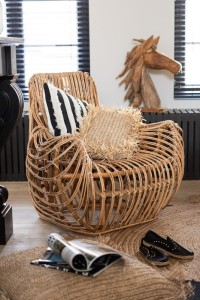 J-Line zetel Ana - rotan - naturel