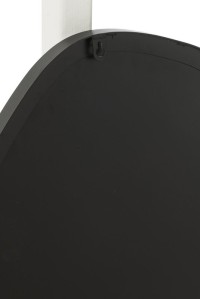 J -Line Spiegel Extrema - Iron/Glass - Black - Large - 108 x 59 cm